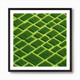 Squares In A Field Art Print