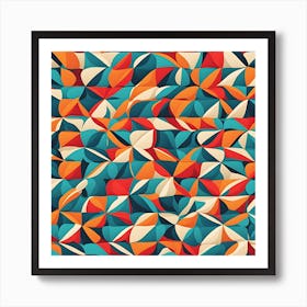 Abstract Geometric Pattern Art Print