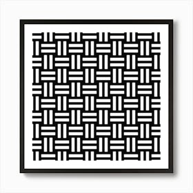 Frets Mosaic Pattern Geometric Art Print