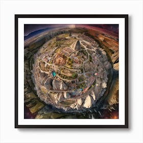 Earth From Space Art Print