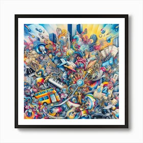 Cityscape Art Print