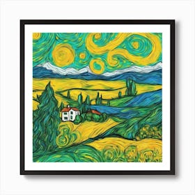 Starry Night 42 Art Print