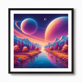 Saturn 1 Art Print