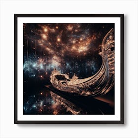 Gondola In Space 1 Art Print