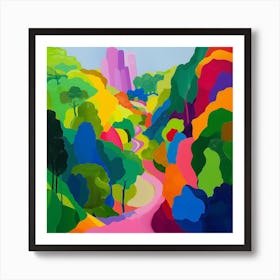 Abstract Park Collection Namsan Park Seoul South Korea 2 Art Print