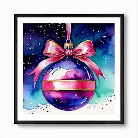 Christmas Ball Art Print