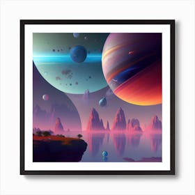 Spacescape Art Print