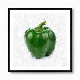 Green Pepper Art Print