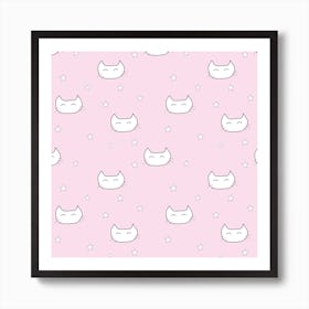 Cat Doodle Art Print