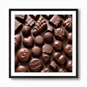 Chocolates 5 Art Print