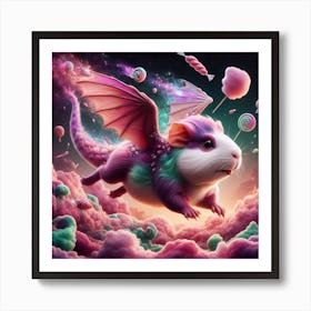 Dragonpig Dreams Art Print