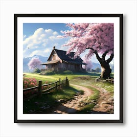 House In The Countryside 2 Art Print