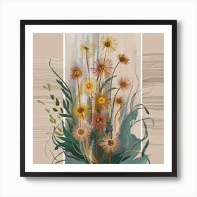Flowers In A Vase 57 Art Print