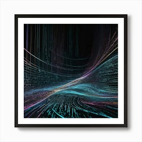 Abstract Digital Background Art Print