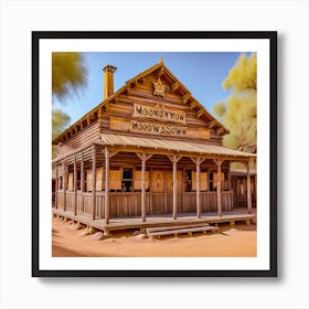 Old West Town Art Print