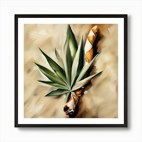 Cigarette Plant Art Print