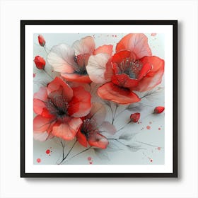 Red Poppies Art Print