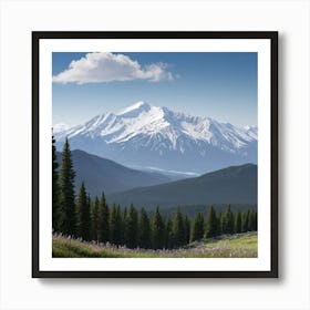 Mountain View Art Print