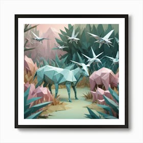 Paper Art Art Print