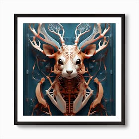 Deer Skull Poster