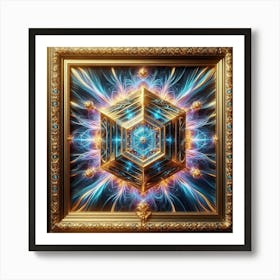 Cube Of Light 20 Art Print