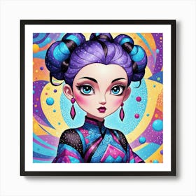 Asian Girl 18 Art Print