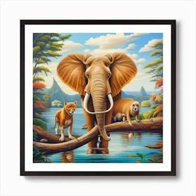 Animals Wall Art 5 Art Print