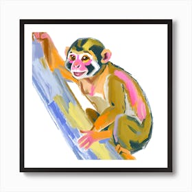 Squirrel Monkey 02 1 Art Print