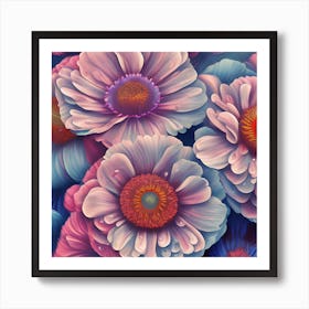 Anemone Flowers 3 Art Print