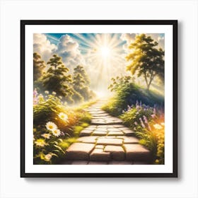 Path To Heaven Art Print