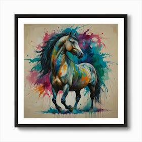 Horse Painting 1 Art Print