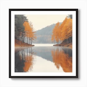 Lena1987 Secluded Alpine Lake Art Print