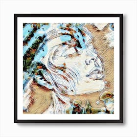 Portrait Of A Woman 8 Art Print