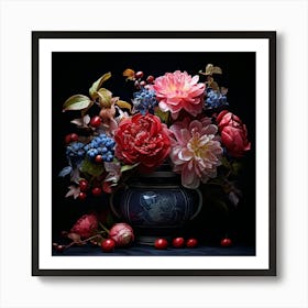 Flowers In A Vase 1 Art Print