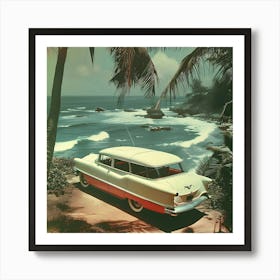 Hawaiian Car Art Print