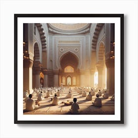 Islamic Mosqueلمشاعر الروحانية في رمضان 1 Art Print