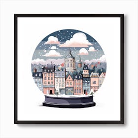 Edinburgh Scotland 1 Snowglobe Art Print