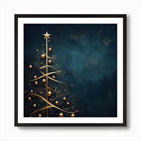 Christmas Tree Background 11 Art Print