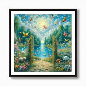 Heavenly gate  Art Print