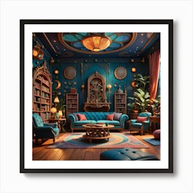 Islamic Living Room Art Print