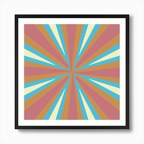 Abstract Sunburst Art Print