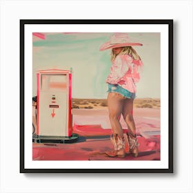 'The Girl Next Door' Art Print