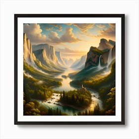 Yosemite Valley Art Print