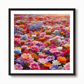 Field Of Flowers 2 Art Print