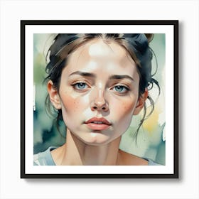 Portrait Of A Girl 26 Art Print