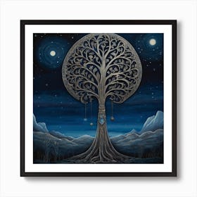 African Tree Art Print