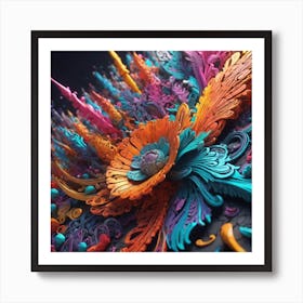 Abstract 3d Art 1 Art Print