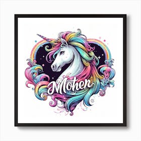 Unicorn Mother Art Print