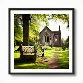 Remembrance Vintage Tomb Landmark Beautiful Plant Headstone Culture Old Architecture Rest (8) Art Print