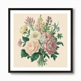 Bouquet Of Flowers 1 Art Print